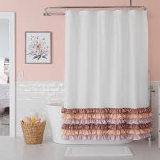 Ruffle Shower Curtain Dn 18710