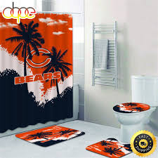 Nfl Chicago Bears 4pcs Bathroom Set