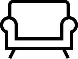 Couch French Furniture Icon Outline