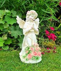 Garden Ornament Solar Fairy Angel Cheru