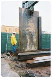 steel h beam plate shoring icon