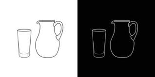 Water Pitcher Vector Art Icons And