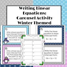 Free Writing Linear Equations Gallery