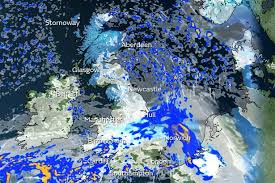 Uk Weather New Map Shows 251 Miles Of