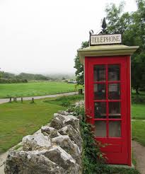 Telephone Box Outdoor Decor