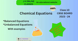 Chemical Equations Balanced And