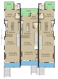 Modern Triplex House Plan With Drive