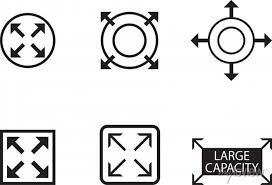 Large Capacity Icon Wall Stickers