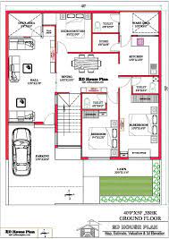 40 50 House Plans Best 3bhk 4bhk