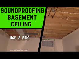 Basement Ceiling Soundproofing 4 Diy