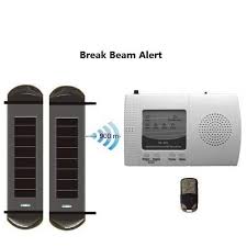 solar powered wireless security system