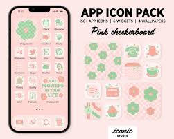 Cute Pink App Icon Pack Ios 15 App