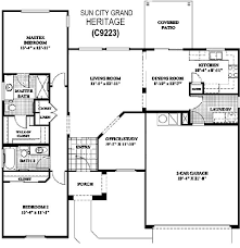 Sun City Grand Heritage Floor Plan Del