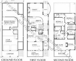 Three Story Urban Home Plan Ac8095