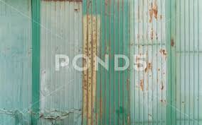 Metal Steel Strips Rusty Corrugated