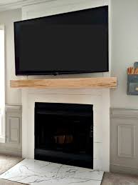 how to install a barn wood mantel the