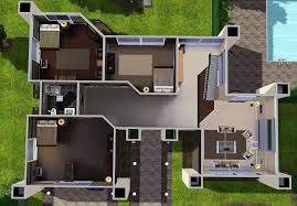 Modern House Floor Plans Sims 3