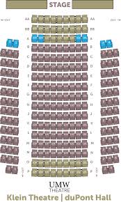 Klein Theatre Seating Chart Theatre