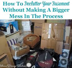 How To Declutter Your Basement Without
