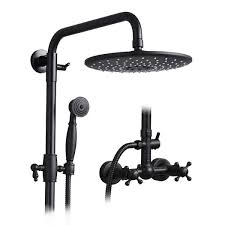 Yasinu 1 Spray Wall Bar Shower Kit 8 In