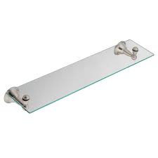 Moen Sage 22 In W Glass Bath Shelf In