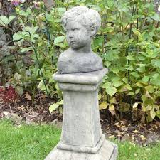 Pedestal Stone Garden Statue