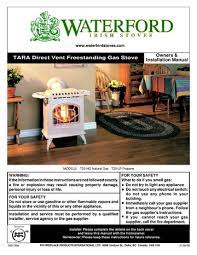 Waterford Appliances T25 Ng User Manual