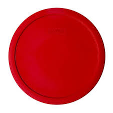 Red Lid For 2 5 Quart Glass Mixing Bowl