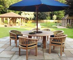 Round 6 Seater Patio Dining Set