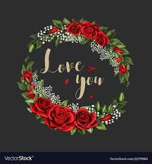 red rose flowers vector image