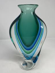 Murano Ritorto Glass Vase By Oball