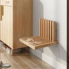 Folding Wooden Shower Chair Bench For