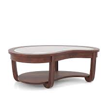Furniture Of America Lepita 51 In Dark Cherry Large Specialty Glass Coffee Table With Shelf