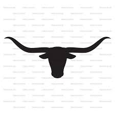 Longhorn Head Texas Design Bull Or Cow