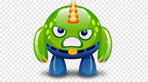 Emoticon Monster Icon Cute Big Head