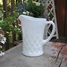 Small Milk Glass Pitcher Or Creamer By