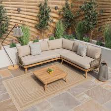 Olive Green Corner Sofa Sets Garden