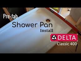 Shower Pan Base And Drain