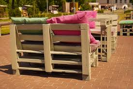 Shot Of Furniture Made Of Pallets