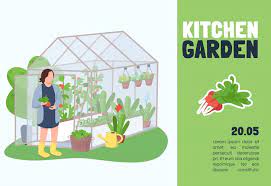 Kitchen Garden Template Brochure