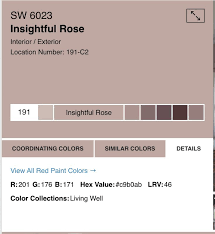 Insightful Rose Red Paint Colors
