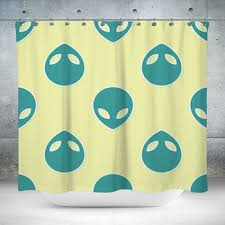 Alien Shower Curtains Bath Mats