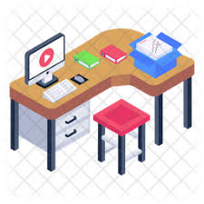 171 698 Office Desk Icons Free In Svg