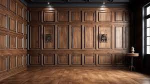 Vintage Oak Wood Panels A Classic Wall