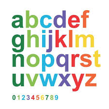 Colorful Lowercase Alphabet Giant L Stick Wall Decals