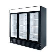 3 Glass Door Commercial Freezer