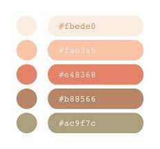 Boho Pink Color Palette Earthy Pastel