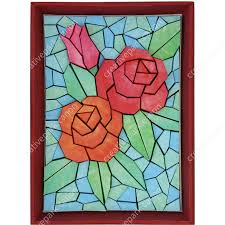 3d Paper Mosaic Rose 3d Paper