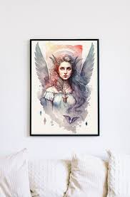 Archangel Ariel Print Religious Gift