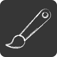 Icon Paintbrush Suitable For Paint Art